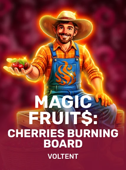 Magic Fruit$: Cherries Burning Board game tile